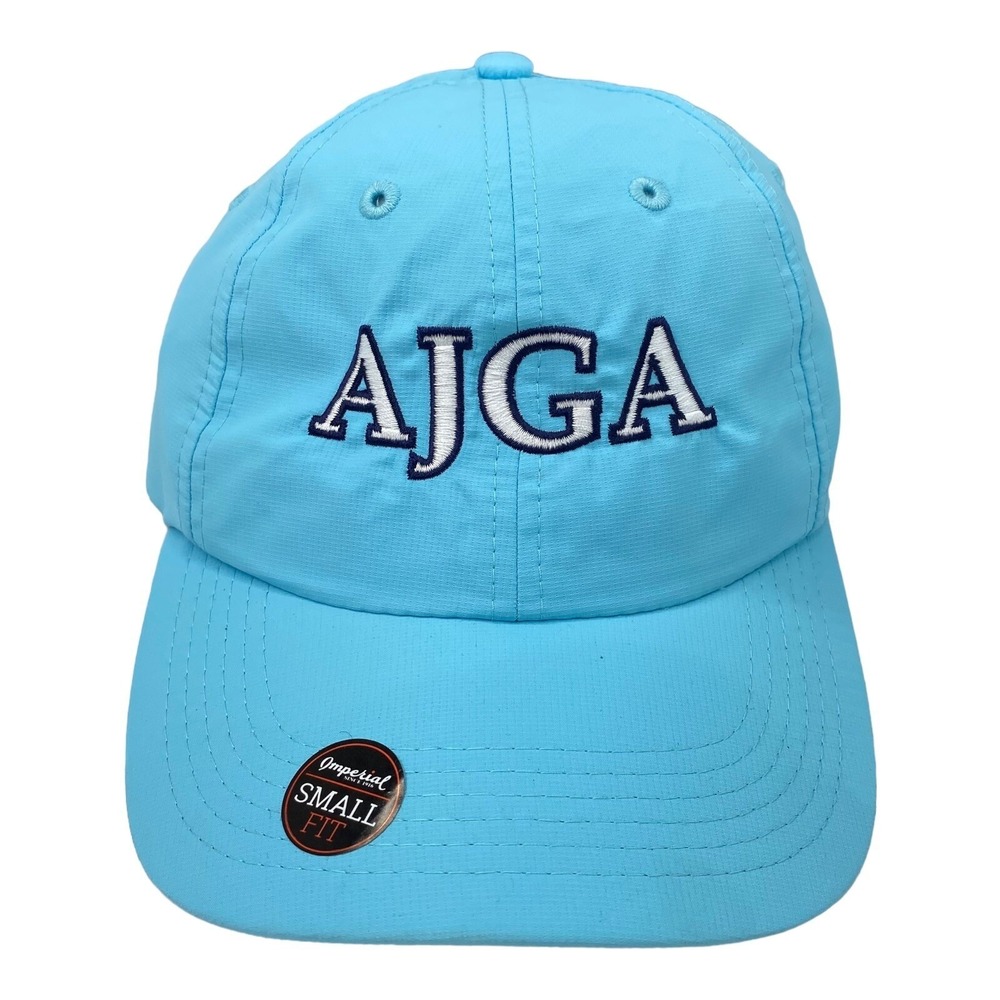 Imperial AJGA Golf Hat Blue American Junior Golf Assoc Adjustable Small Fit Cap